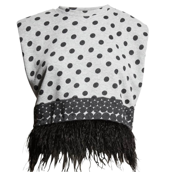 Le Superbe - Seeing Double Top w/ Feathers - size SMALL - Picture 4 of 8